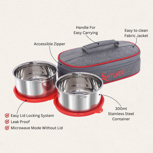 Shylver MealGuard Set of 2 Horizontal Lunch Box