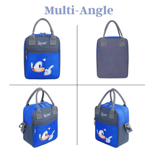 Sylver Blue Sonic Burst Lunch Bag Multi Angles