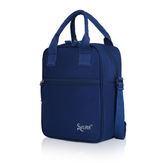 Sylver Insulated Navi Blue Lunch Bag